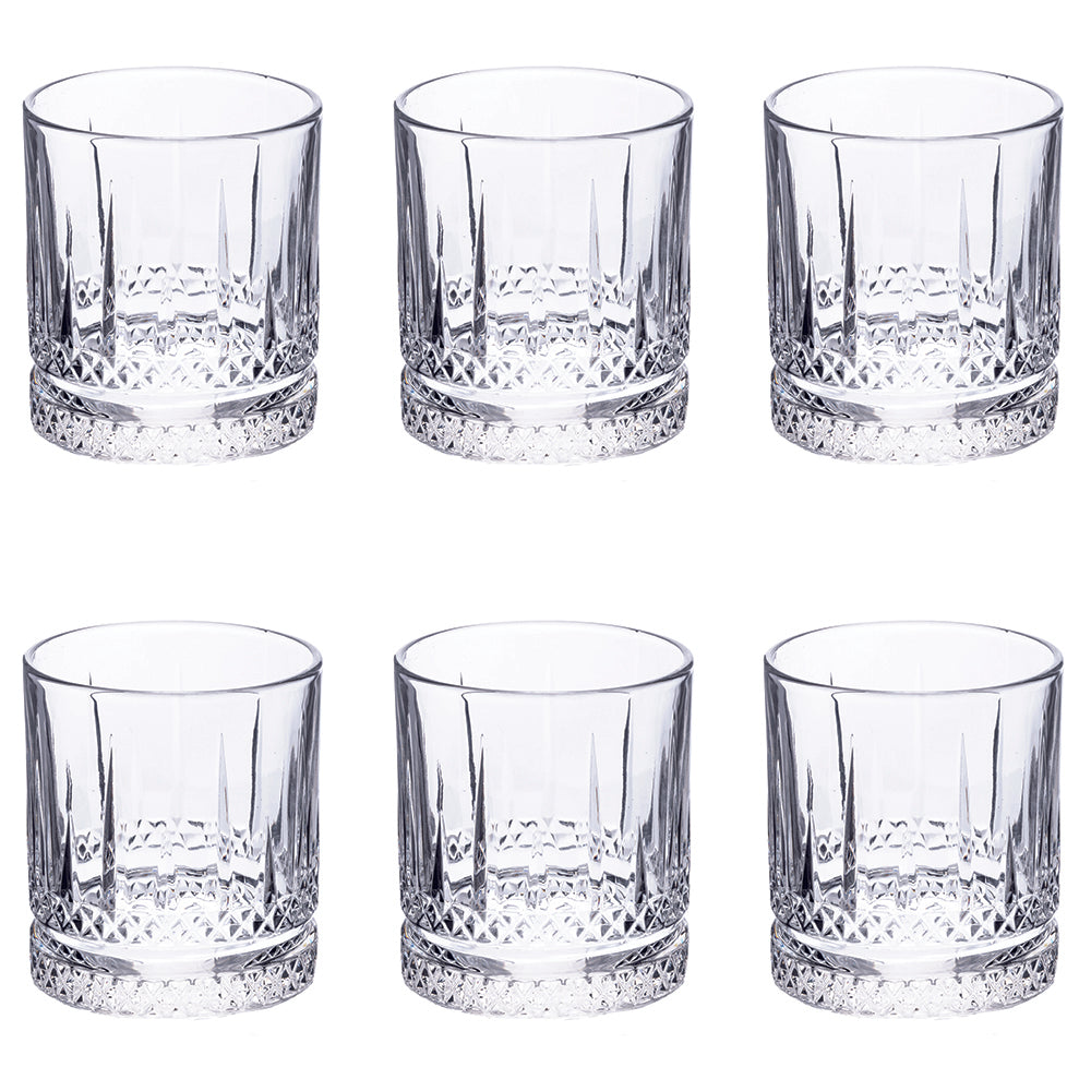 6 Bicchieri Acqua, Classic Vertical, Vetro, Trasparente, 400ml – Papee  Home